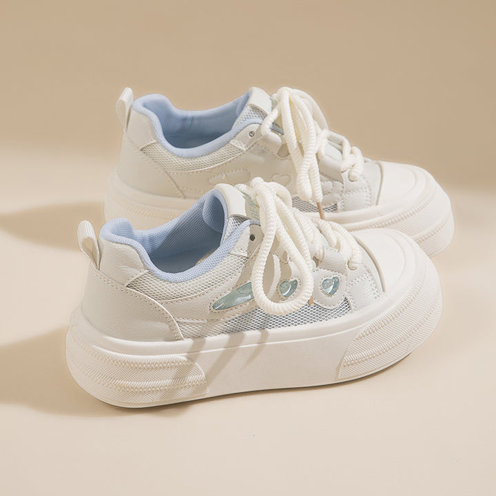 Dame Chunky Sneakers med åndbart mesh-oberflade og skridsikker sål Stilla