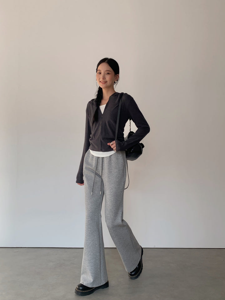Dame brede Sweatpants med elastisk talje og afslappet pasform Stilla