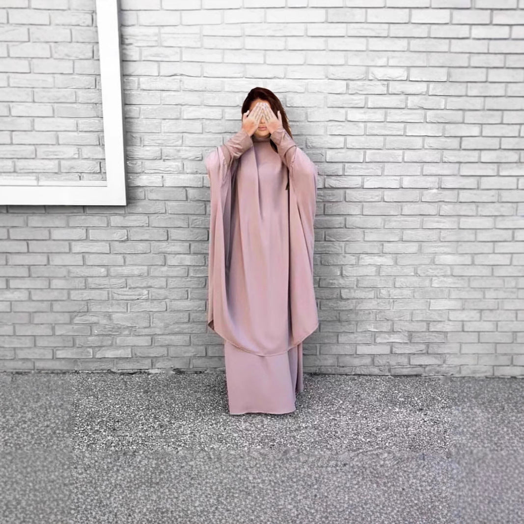 Dame Langærmet Kaftan med Elegant Snit og Bredt Design Stilla
