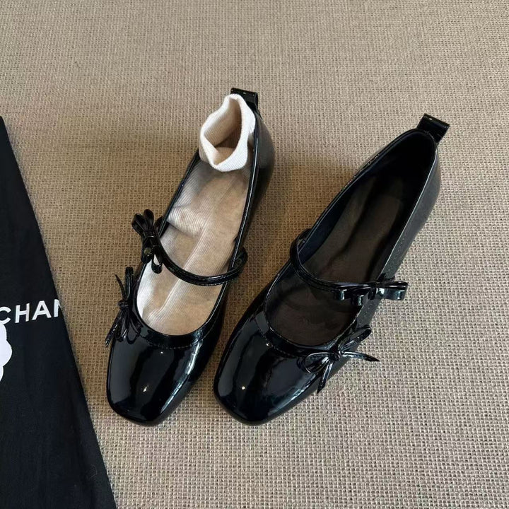 Kvinder Artistic Mary Jane Ballerinas med sløjfedetalje Stilla