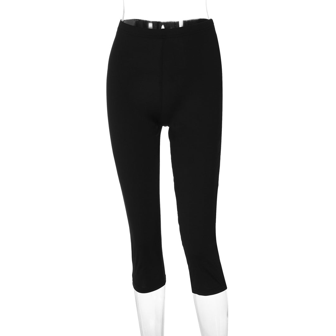 Dame leggings i trendy leo-mønster med behagelig stretch Skovae
