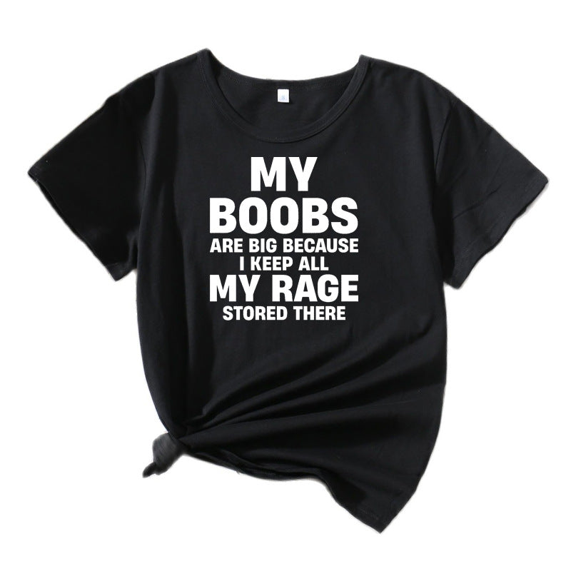 Dame Iøjnefaldende Statement Grafik T-Shirt Stilla
