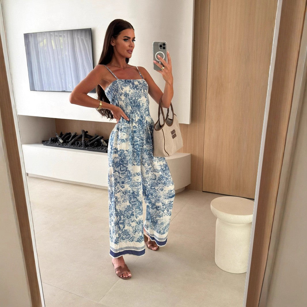 Dame jumpsuit med afslappet snit Stilla