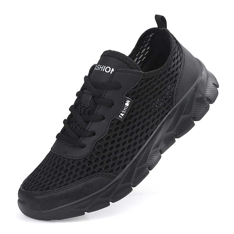 Herrer nan lettere net-sneakers med elastisk slip krave og dæmpende skumsål Skovae