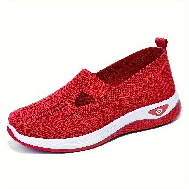 Dame Let Sneaker med åndbart strikdesign Stilla