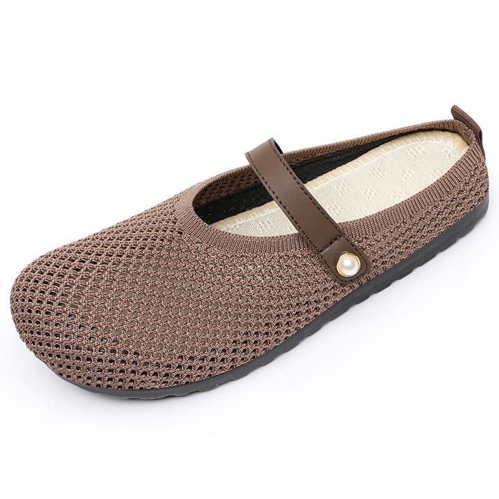 Femme Stilfulde Mary Jane Stil Netflade Stilla