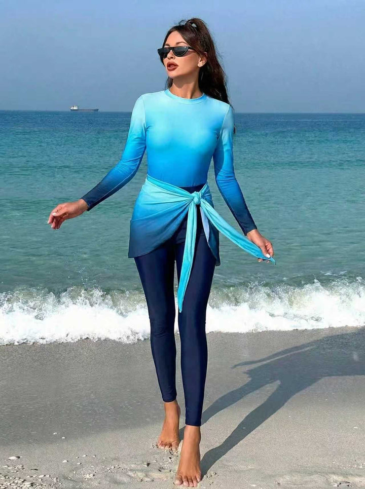 Dame Mode Surfdragt med elegante indviklingsdetaljer Skovae