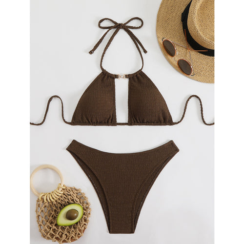 Dame Rib-Bikini-Sæt Stilla