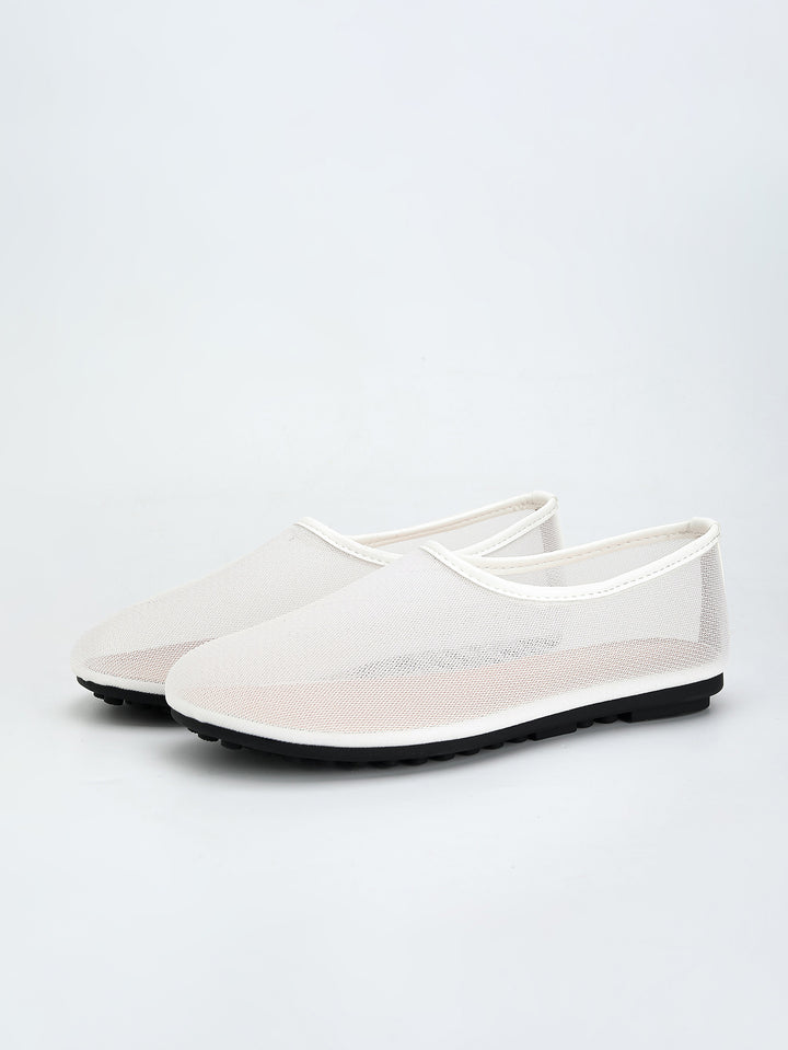 Dame Åndbare Slip-On Sko i Mesh Material med Fleksibel Sål Stilla