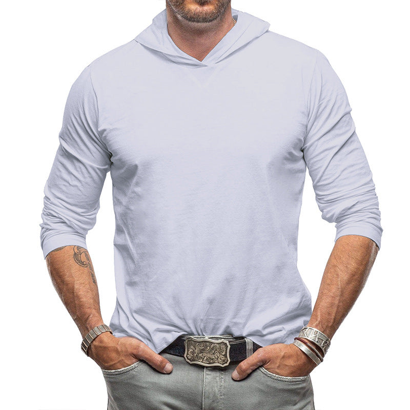 Stilla | Hættepullover Slim Fit Langærmet Let Bomuldsstrik minimalistisk Stil