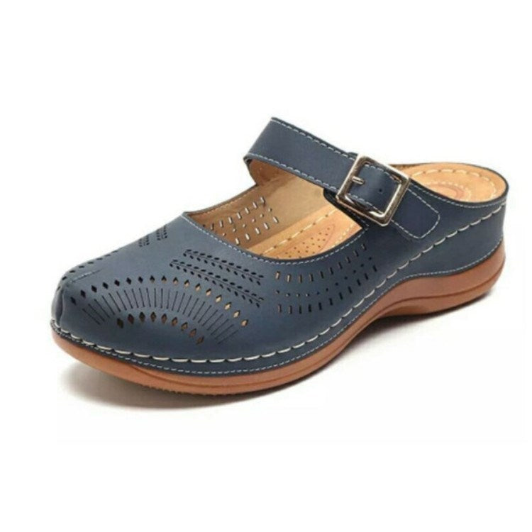 Dame Komfortable og elegante Clogs med justerbar rem Stilla