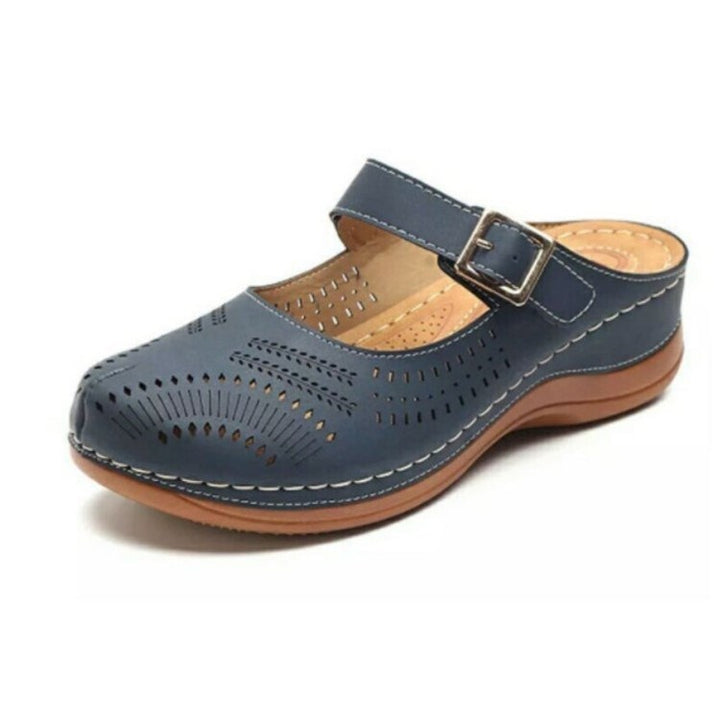Dame Komfortable og elegante Clogs med justerbar rem Stilla