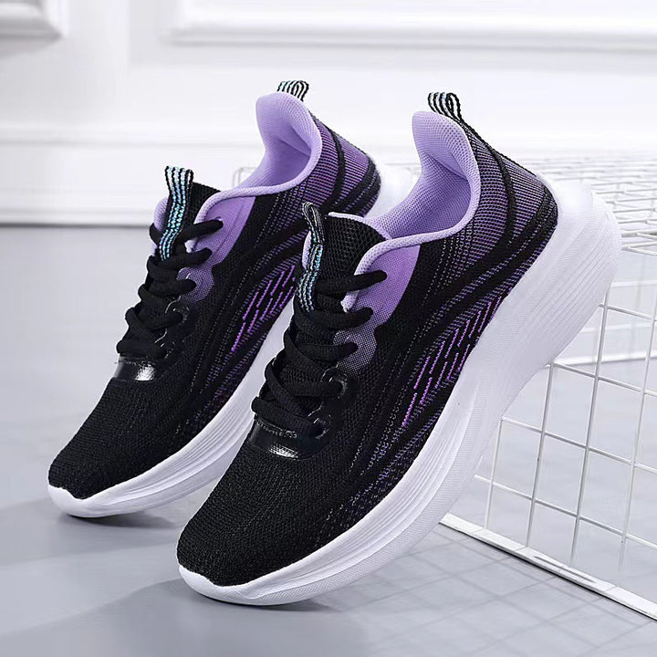 Damer Sporty Løbesneakers med åndbart mesh-overflade og fleksibel sål Stilla