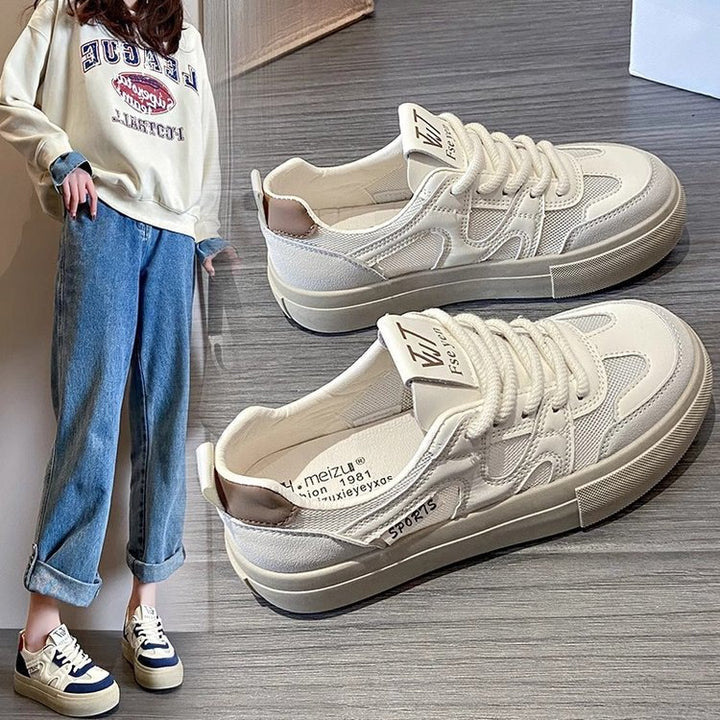 Dame Sporty Sneakers med åndbart overmateriale og skridsikker sål Stilla