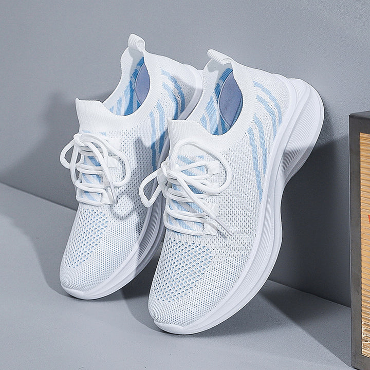 Dame Åndedrætsvenlige Sneakers med fleksibel Sål og moderne Design Stilla
