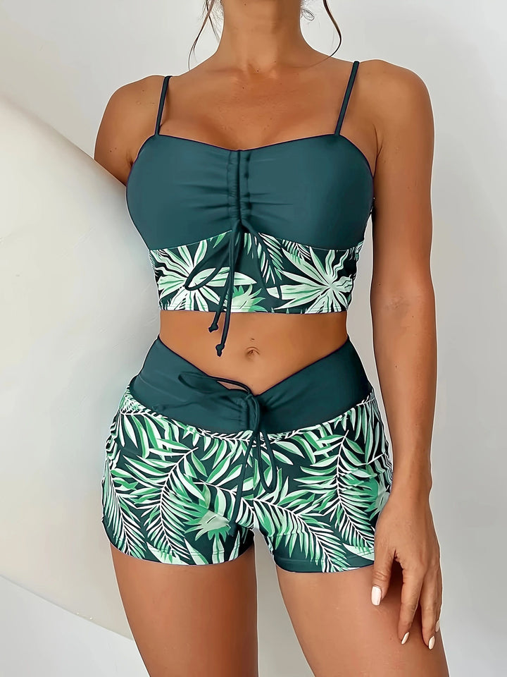 Dame Sporty bikini-top med shorts Skovae