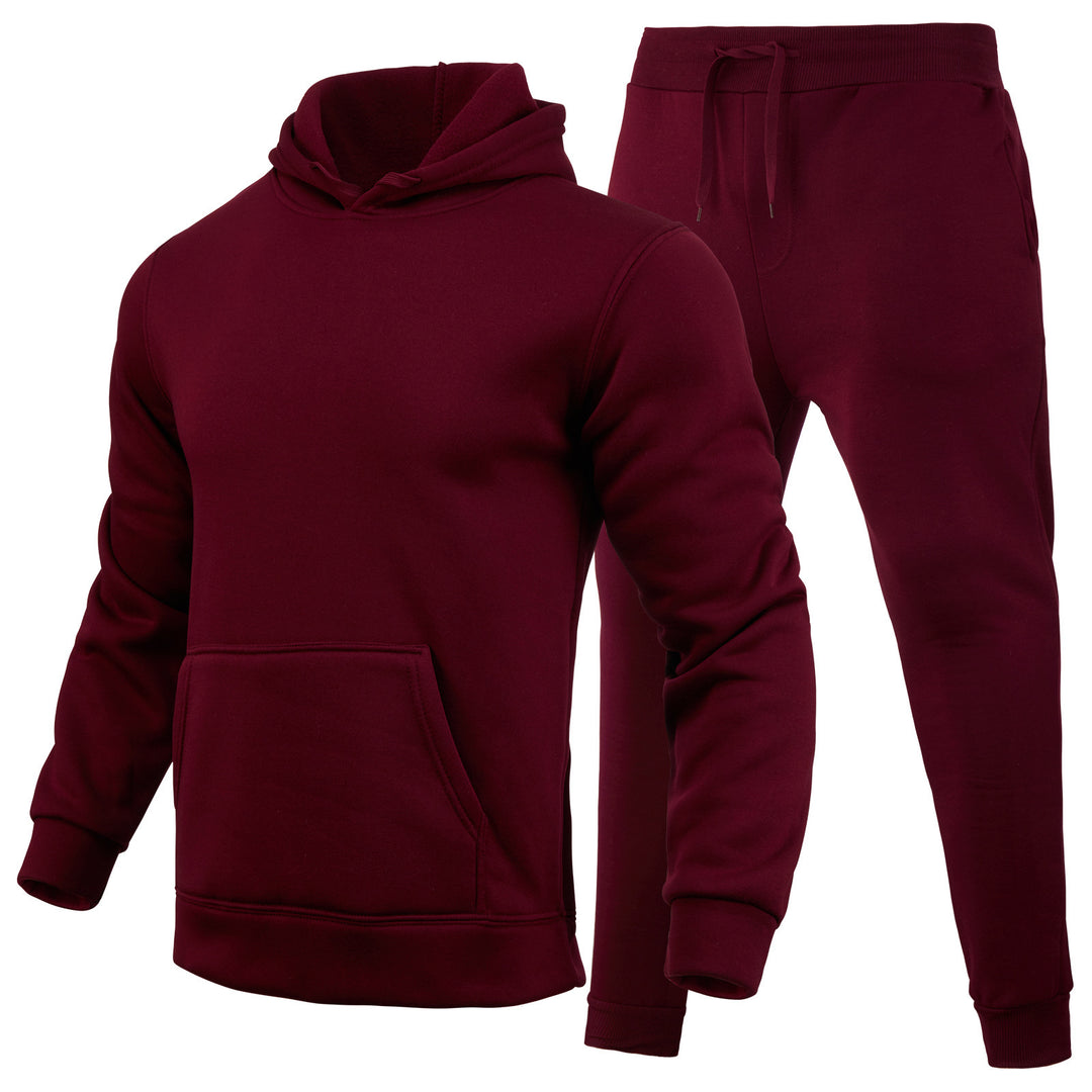 Kvinders sporty hoodie og jogger sæt lavet af højkvalitets bomuldsblanding Skovae