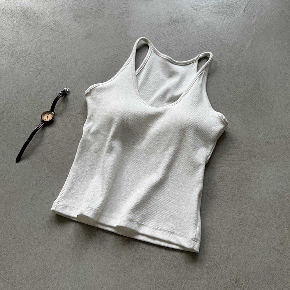 Dame Sportsligt Tanktop med Racerback-design Stilla
