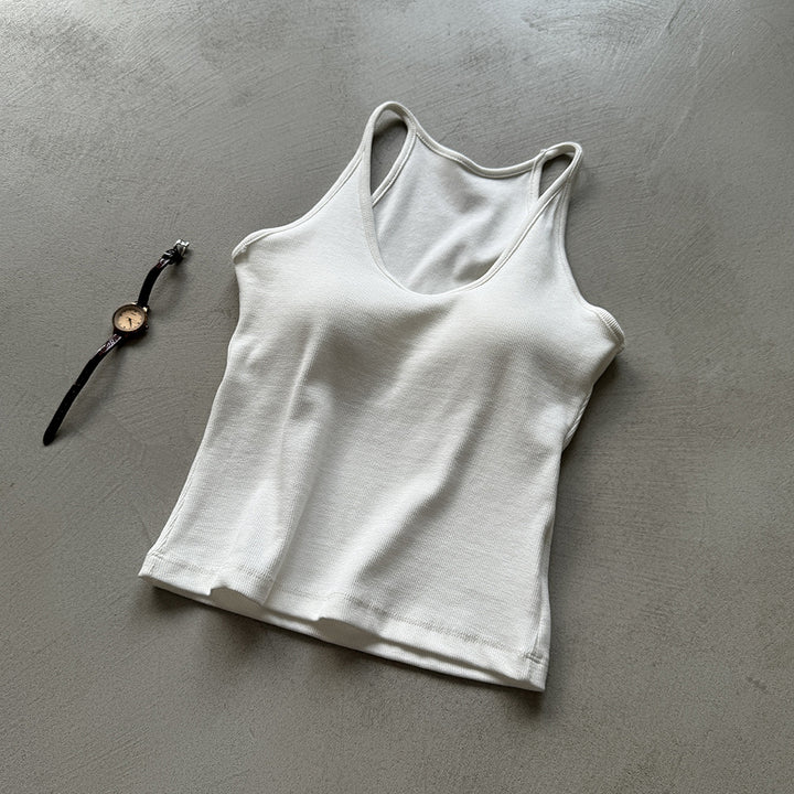 Dame Sportsligt Tanktop med Racerback-design Stilla