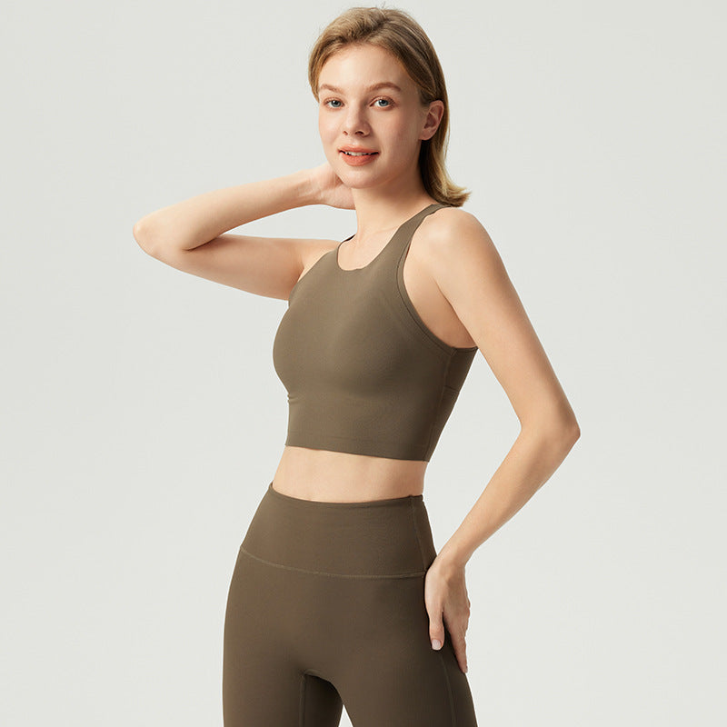 Dame sporty bustier med sømløs pasform og åndbar struktur Stilla
