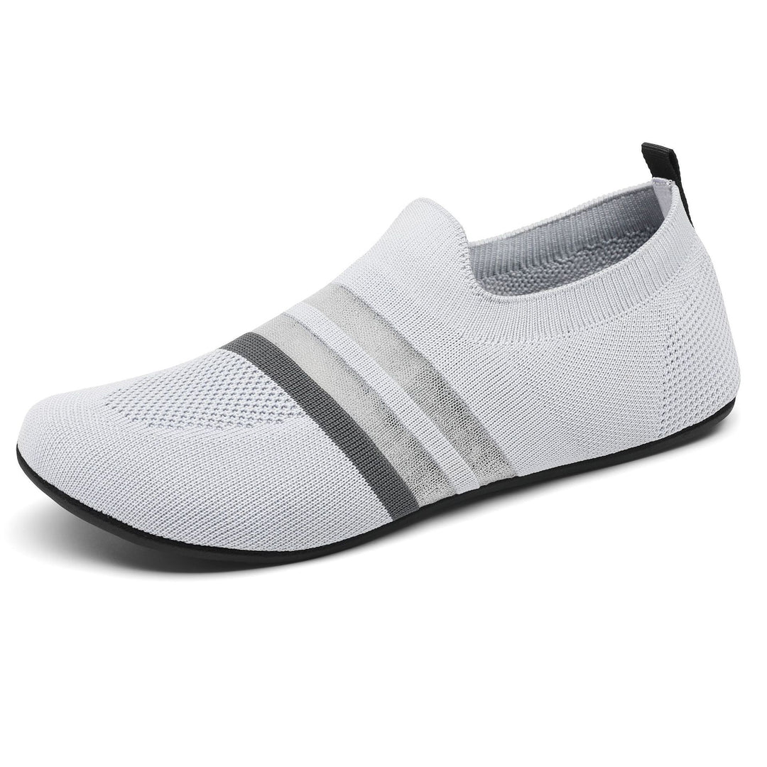 Dame nan ultra-fleksibel strik-ballerina med sok-lignende skaft, elastisk indgang og skridsikker flexsole Skovae