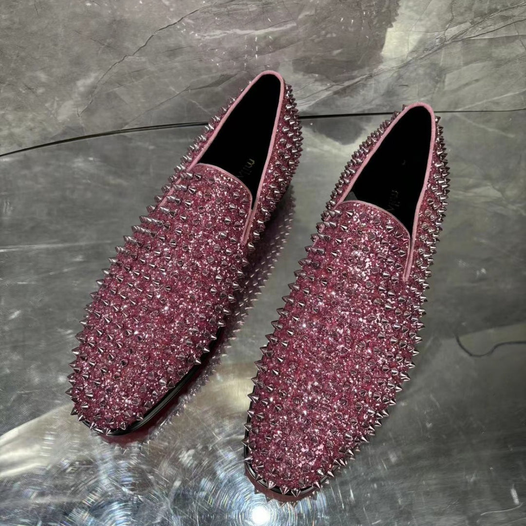 Femme Luxe Spiked Slip-On Sko Stilla