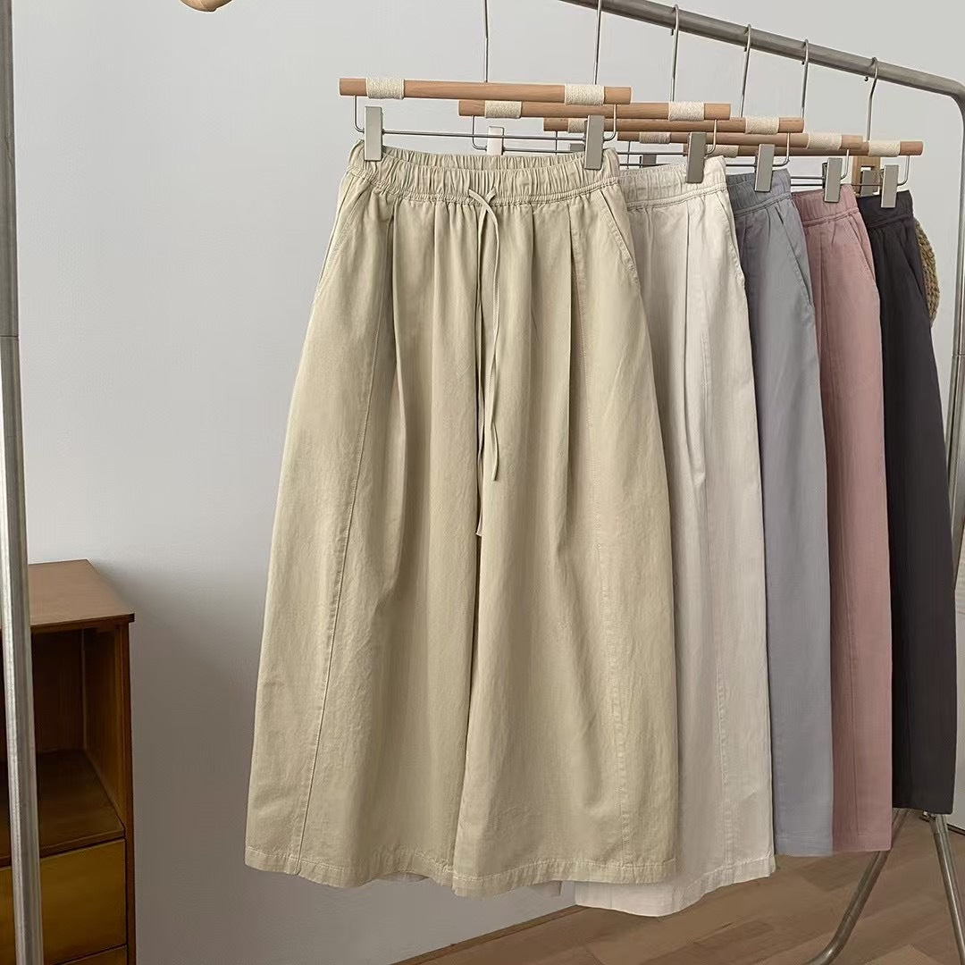 Femme Højtaljede Løse Pasform Culotte-Bukser Stilla