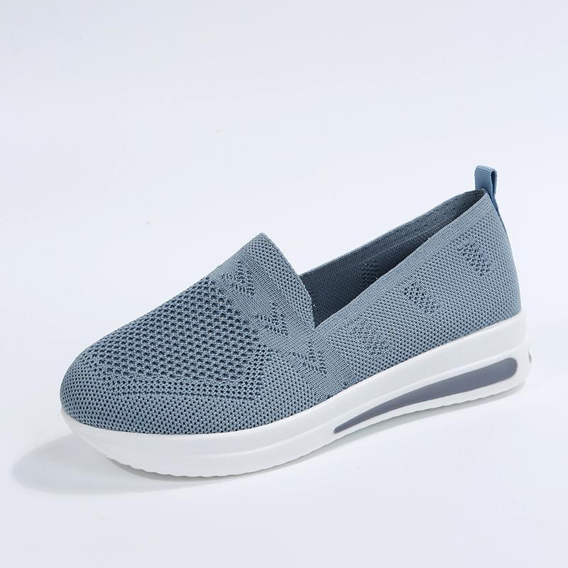 Dame behagelige Slip-On sneakers med åndbart overmateriale og skridsikker sål Stilla
