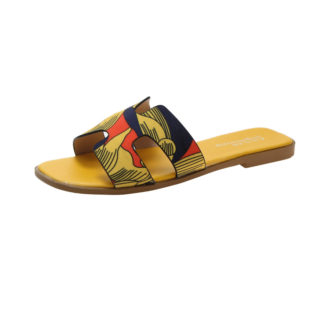 Dame Mode Flip-Flops med legende design Stilla
