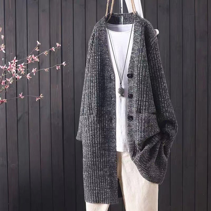 Kvinder hyggelig cardigan med praktiske lommer og fashionabel snit Stilla