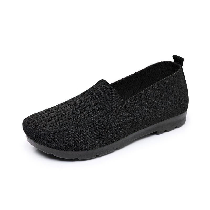 Femme Stilfulde Slip-On Fritidssneakers med åndbart strikdesign Stilla