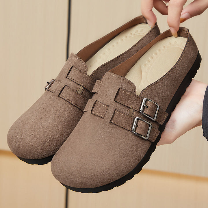 Femme Slip-On Clogs med justerbart spænde-design Stilla