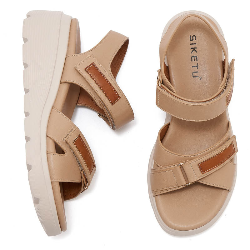 Dame Komfortable Plateau-Sandaler Stilla
