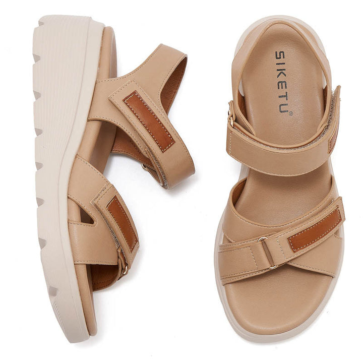 Dame Komfortable Plateau-Sandaler Stilla