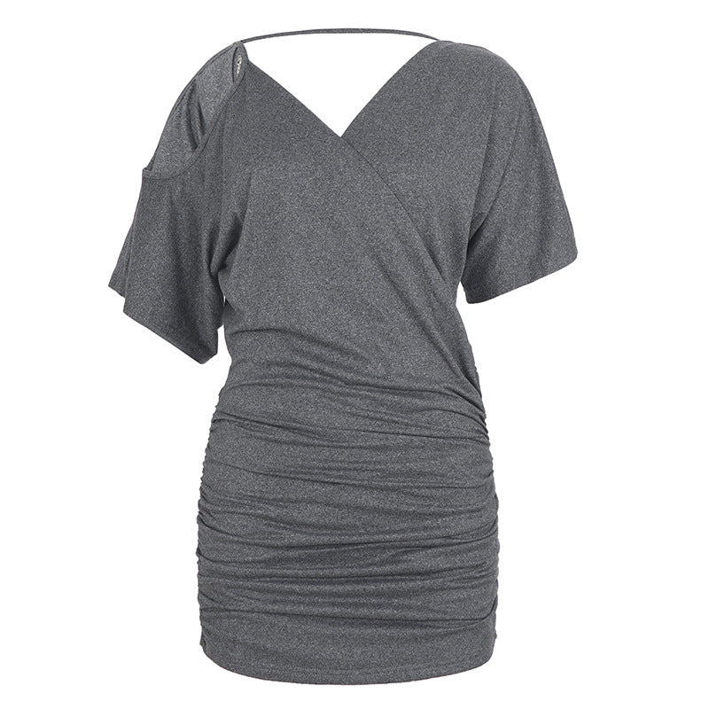 Damen Wickelkleid mit raffiniertem Schnitt Skovae