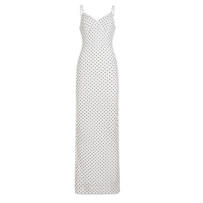 Dame elegant wrap dress med sidelæg og dekorative flæser Skovae