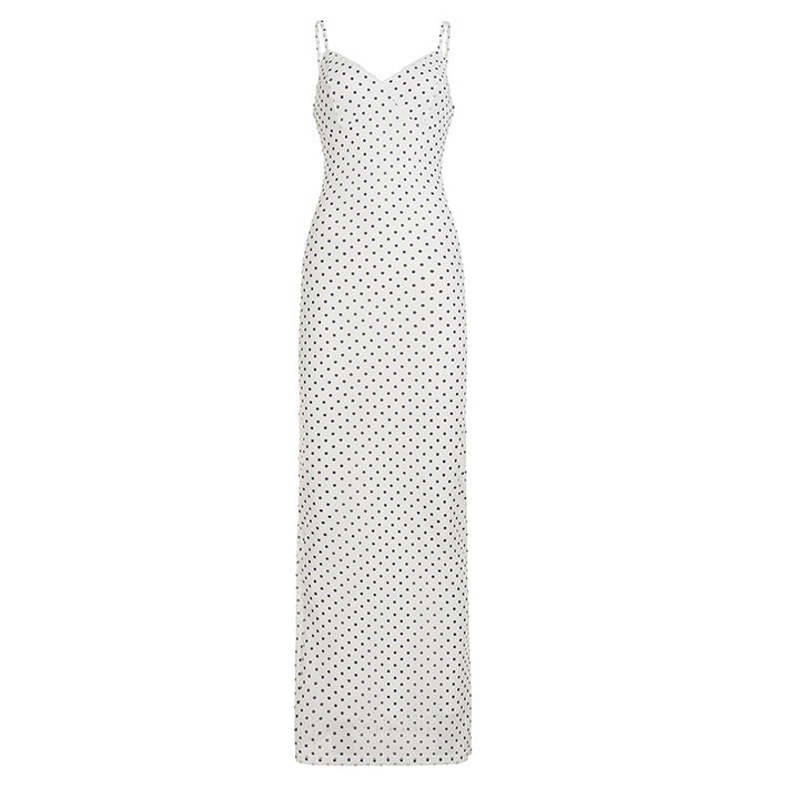 Dame elegant wrap dress med sidelæg og dekorative flæser Skovae