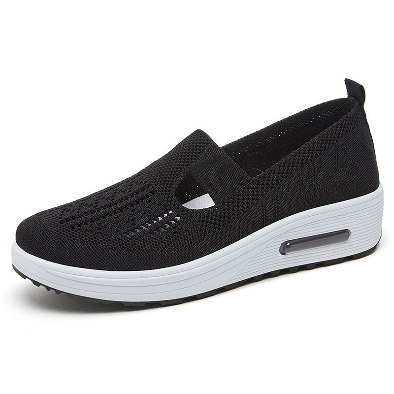 Dame Behagelige og åndbare Slip-On Sneakers med Dæmpningssystem Stilla