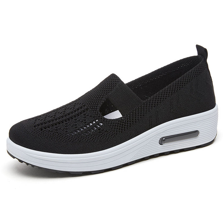 Dame Behagelige og åndbare Slip-On Sneakers med Dæmpningssystem Stilla