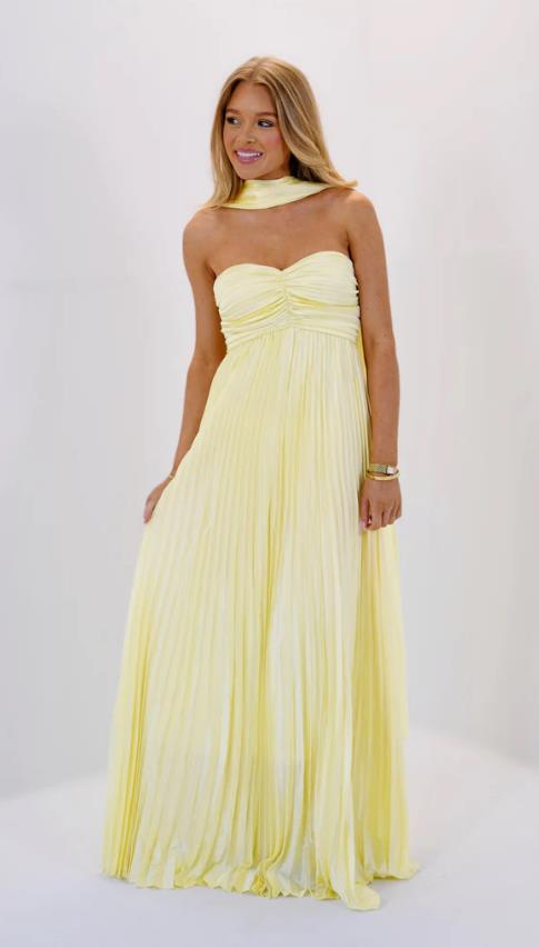 Damer elegante Maxi-nederdele med plisseringer Skovae
