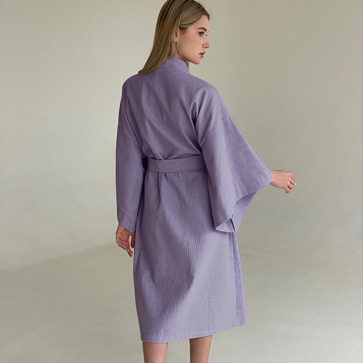 Dame Kimono Morgenkåbe Stilla