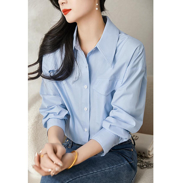 Damer klassisk bluse med elegant snit og praktiske detaljer Stilla