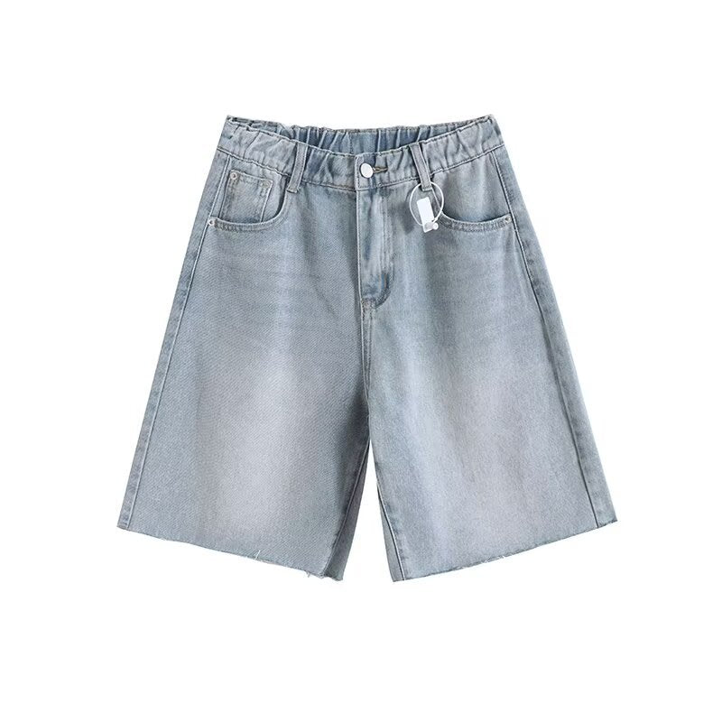 Dame høj kvalitets bomulds shorts med elastisk talje og afslappet pasform Stilla