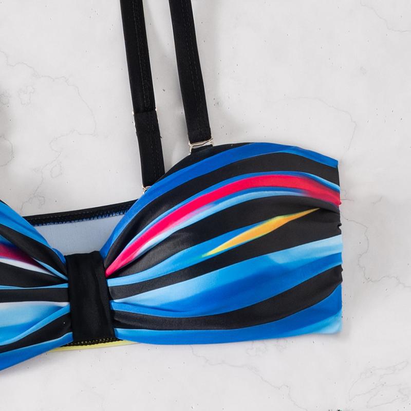 Dame-bikini-sæt med raffinerede knude-detaljer Skovae