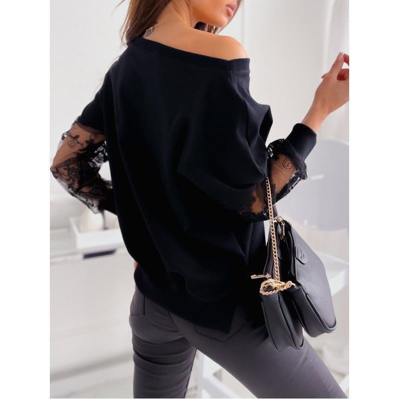 Dame Off-Shoulder Spidsærmer Overdel Stilla