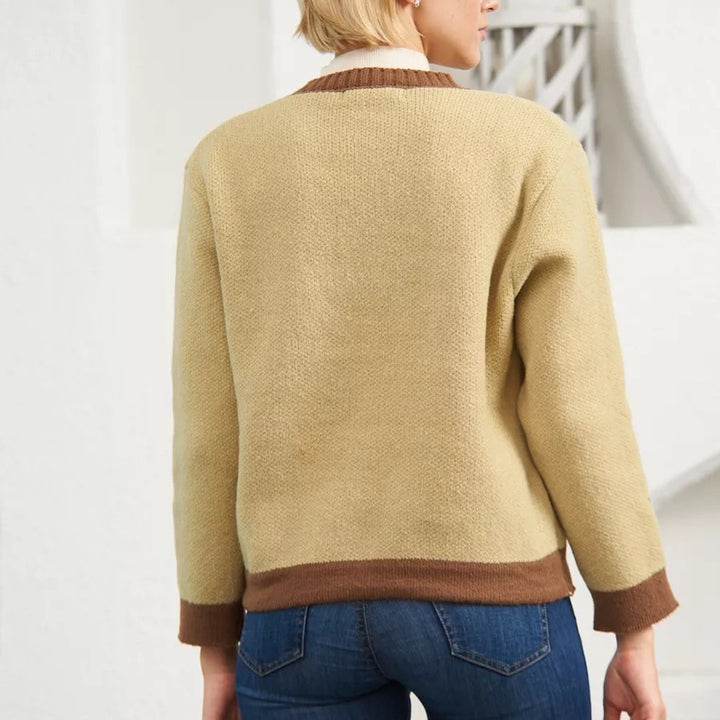 Femme Cozy Tekstureret Strik Knap-Cardigan Stilla