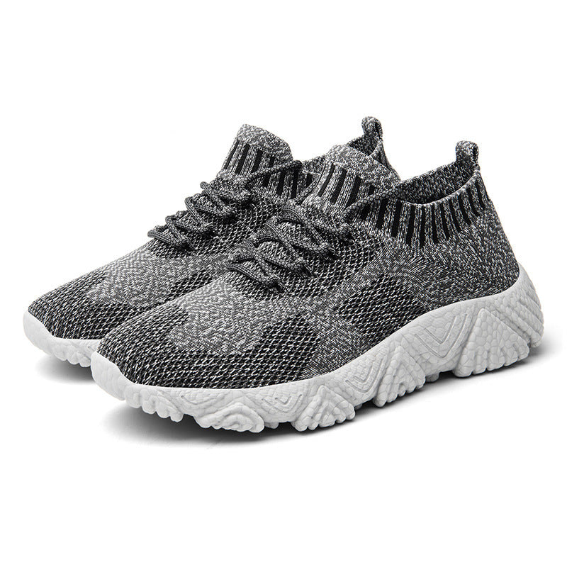 Unisex nan urban strikket slip-on sneakers med sokkeagtig skaft og markant profilsål Skovae