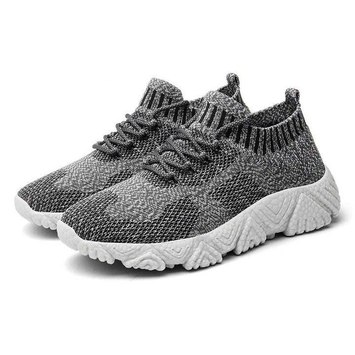 Unisex nan urban strikket slip-on sneakers med sokkeagtig skaft og markant profilsål Skovae