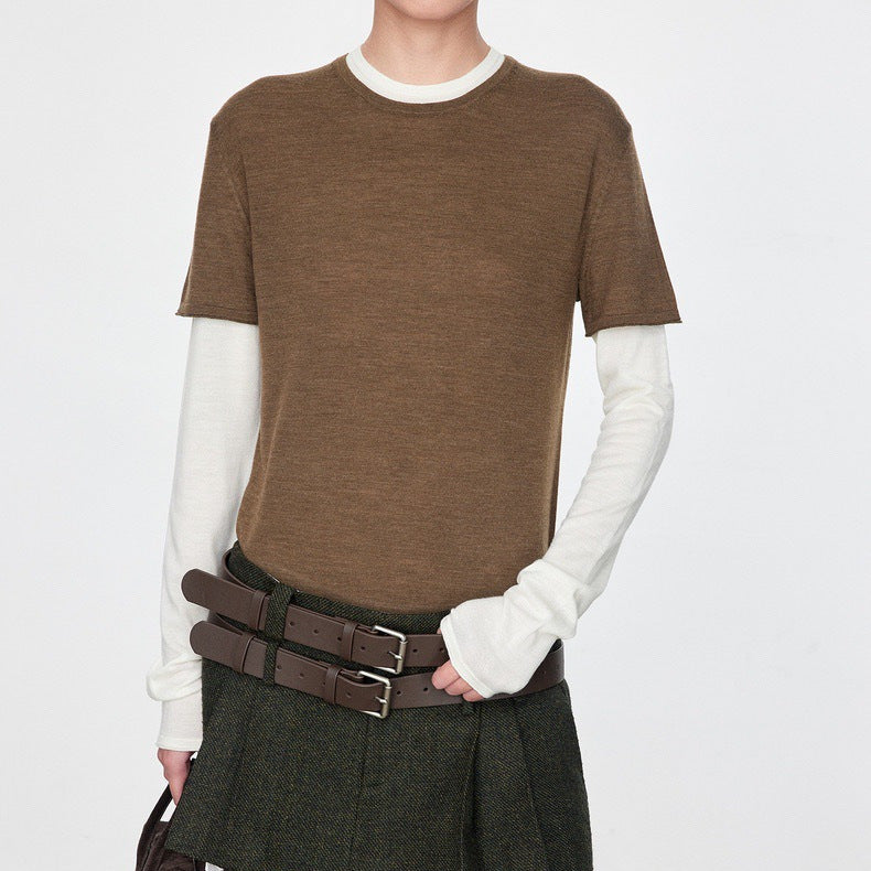 Dame mode strikpullover Stilla