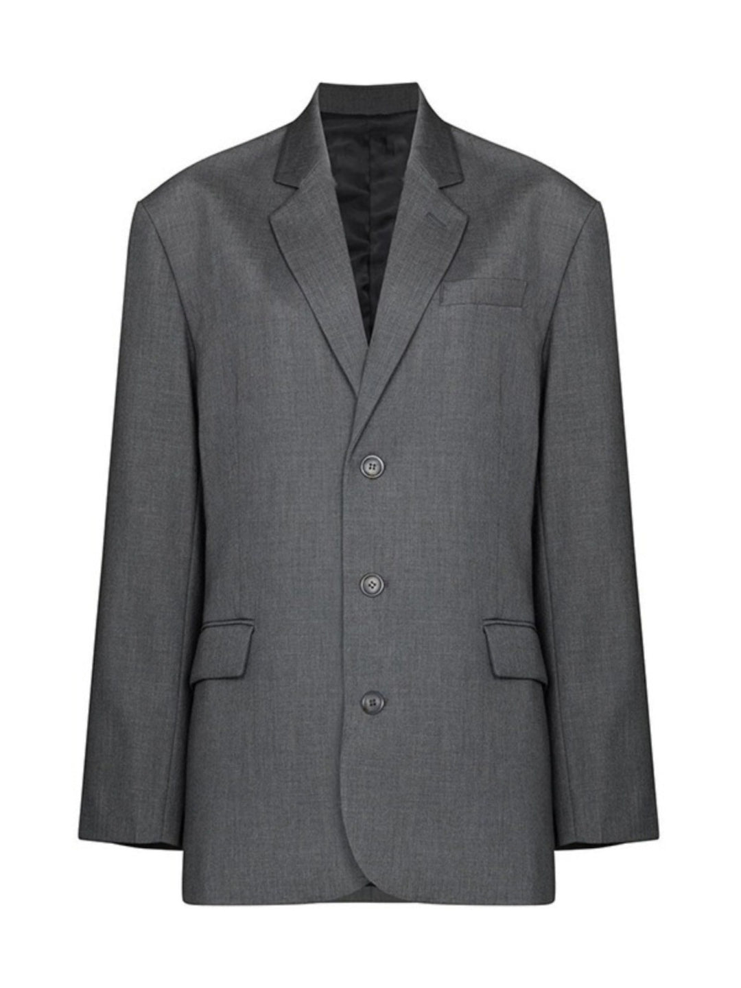 Dame klassisk blazer med moderne snit og to knapstolper Stilla